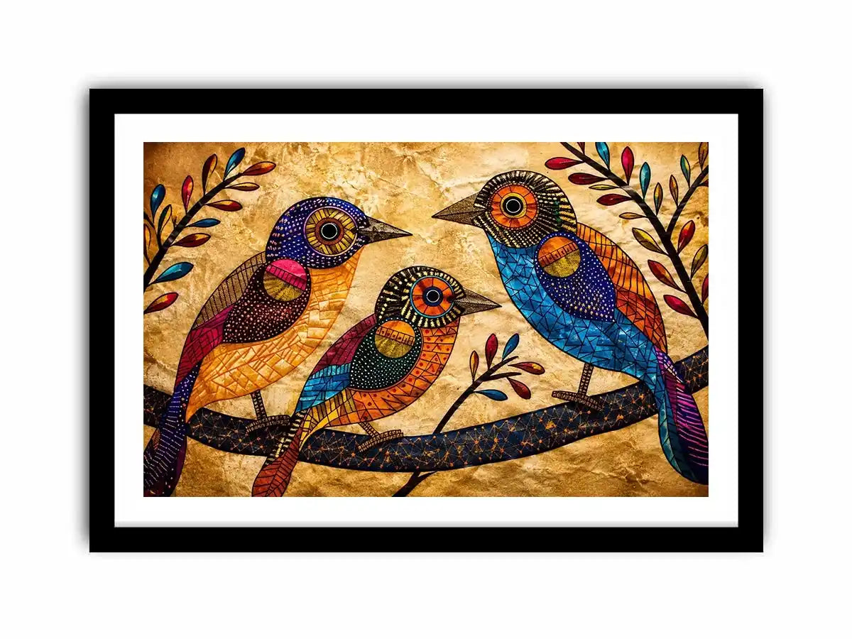 Three Bird Canvas Print