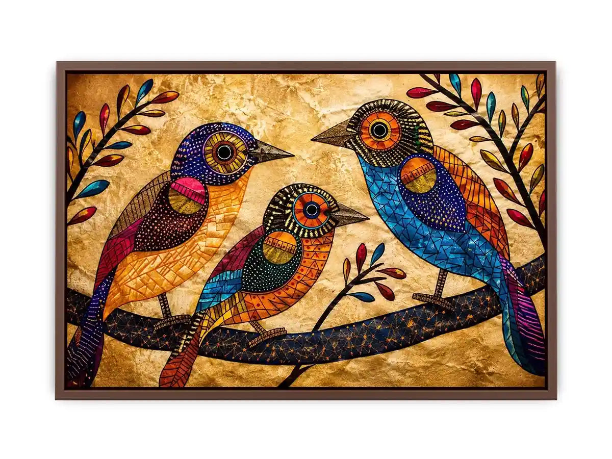 Three Bird Canvas Print