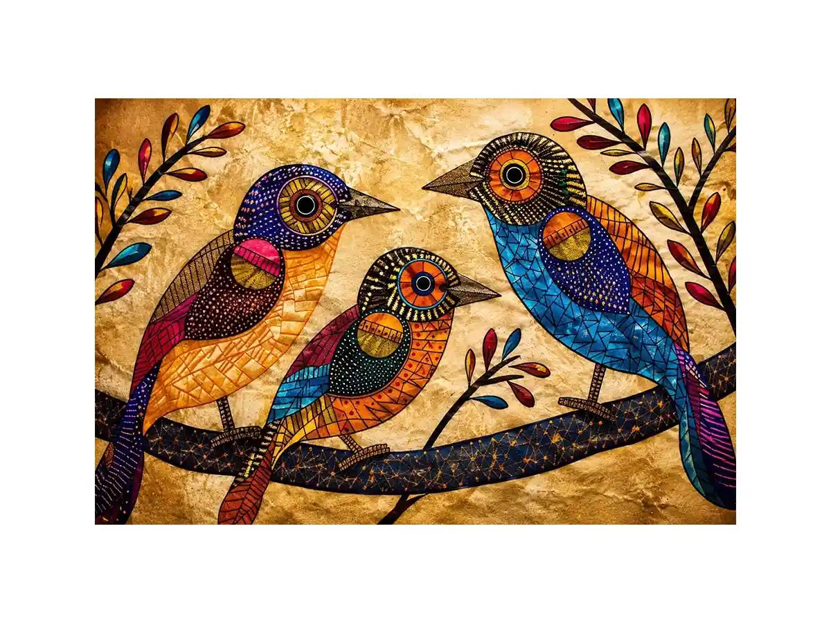 Three Bird Canvas Print