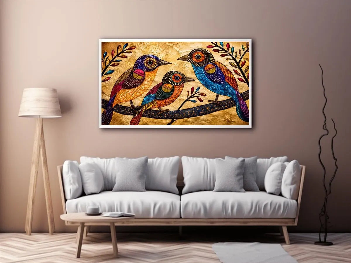 Three Bird Canvas Print