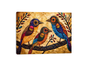 Three Bird Canvas Print