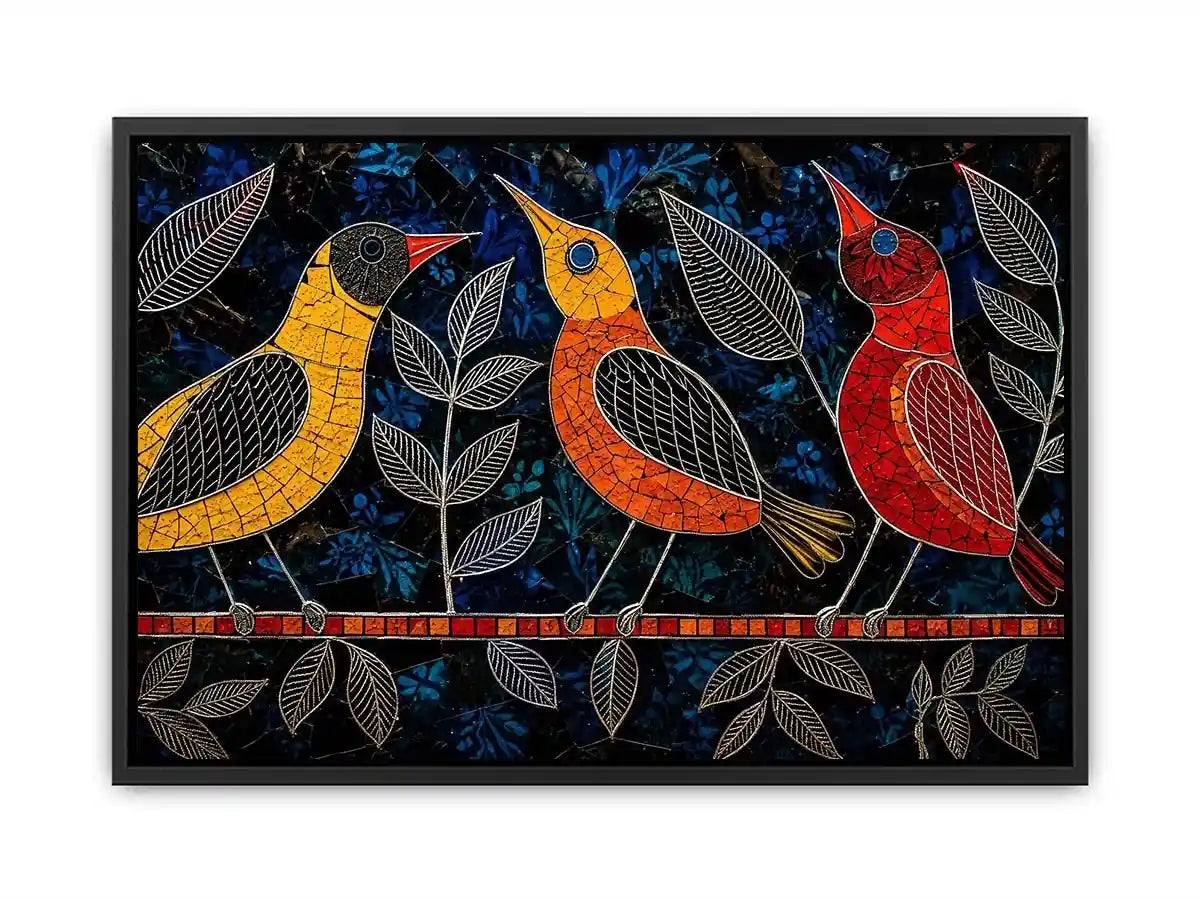 Three Bird Canvas Print