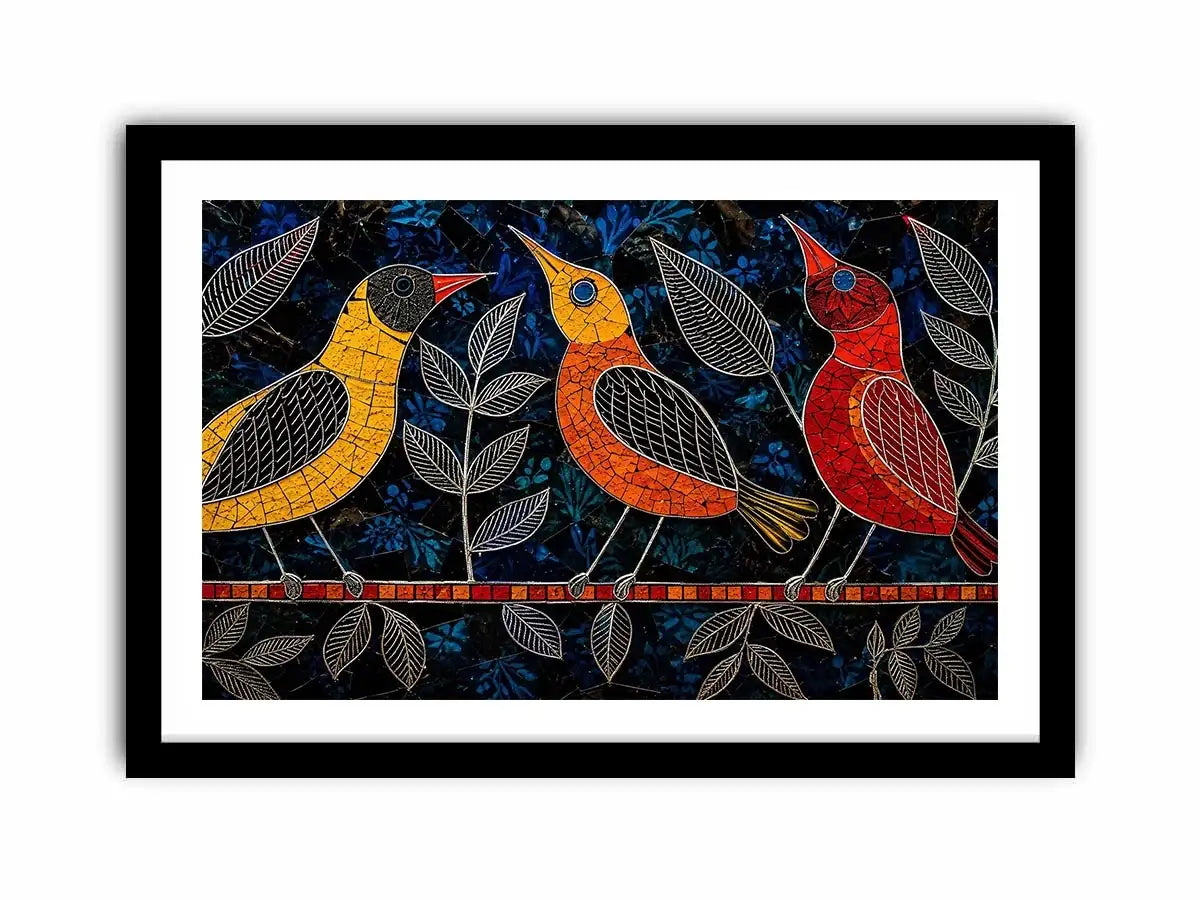 Three Bird Canvas Print