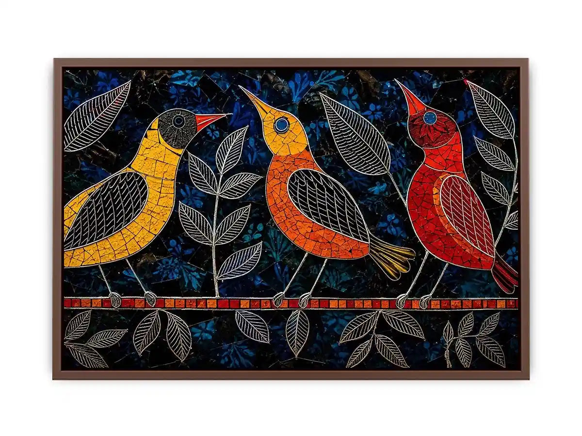 Three Bird Canvas Print