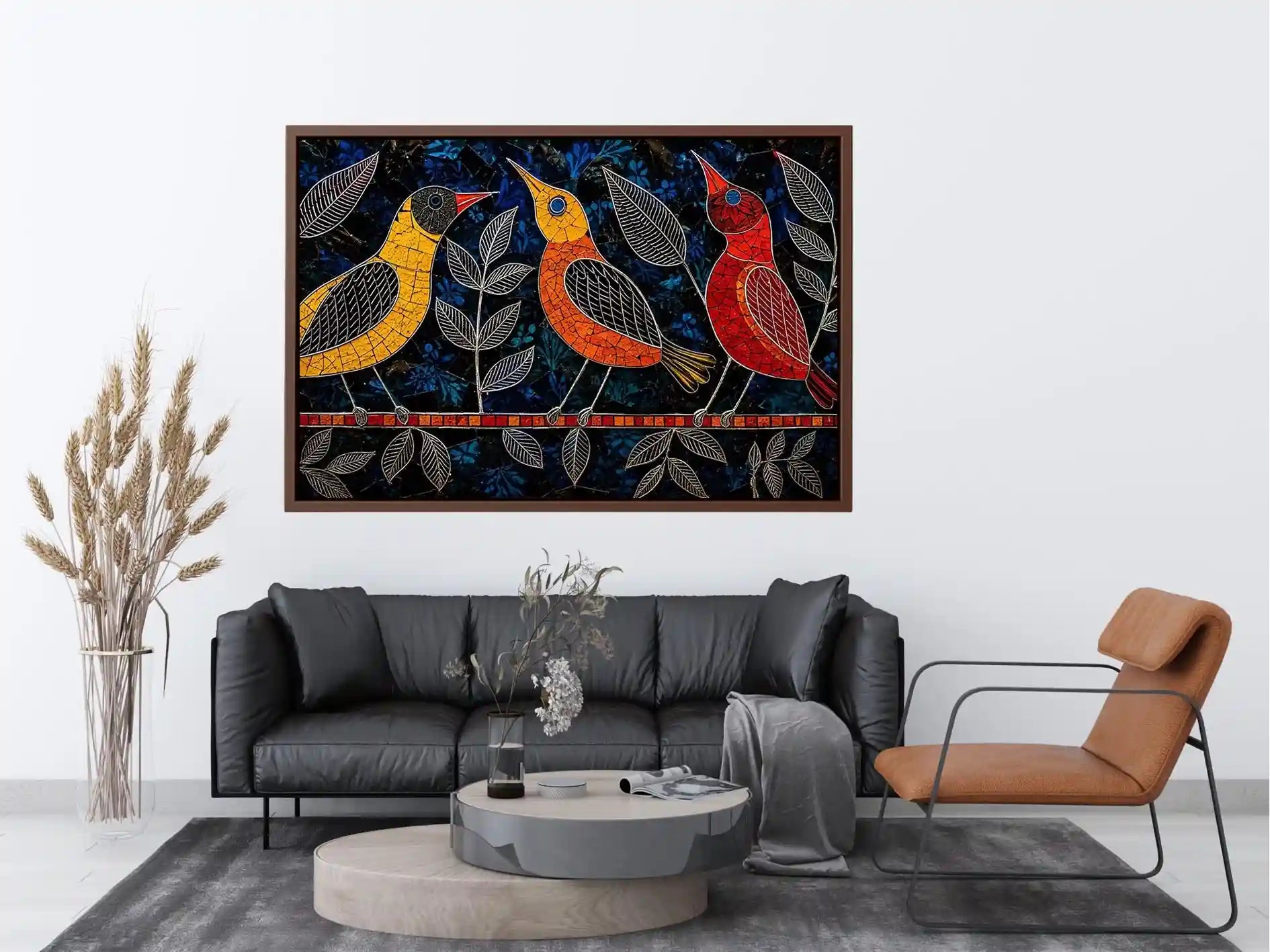 Three Bird Canvas Print
