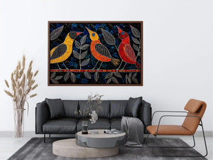 Three Bird Canvas Print