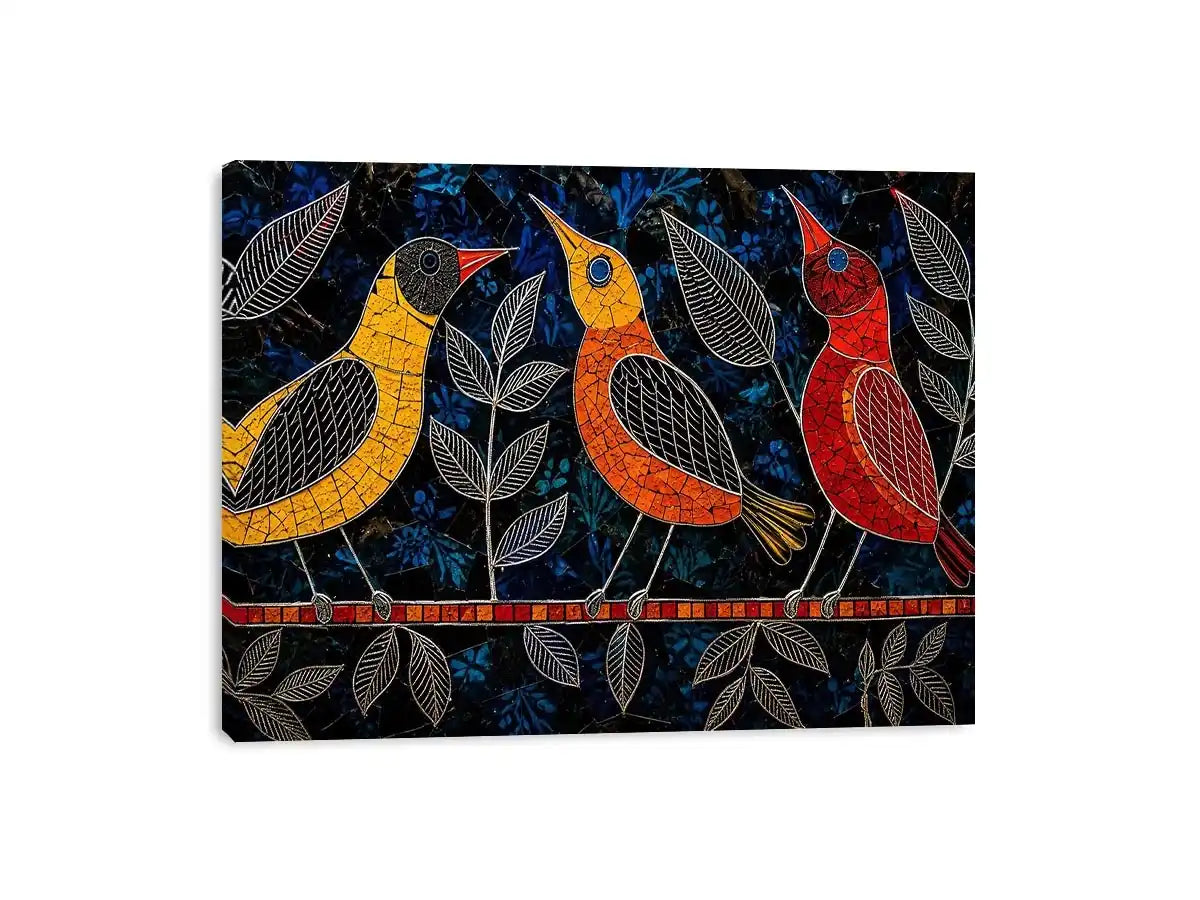 Three Bird Canvas Print