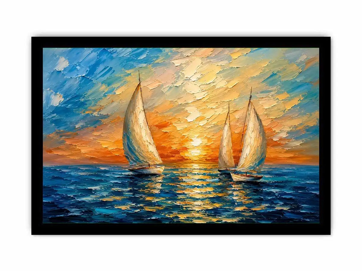 Sailing Canvas Print
