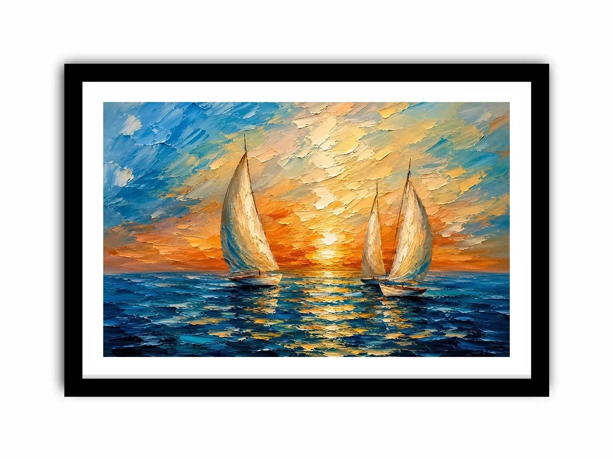 Sailing Canvas Print