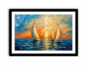 Sailing Canvas Print
