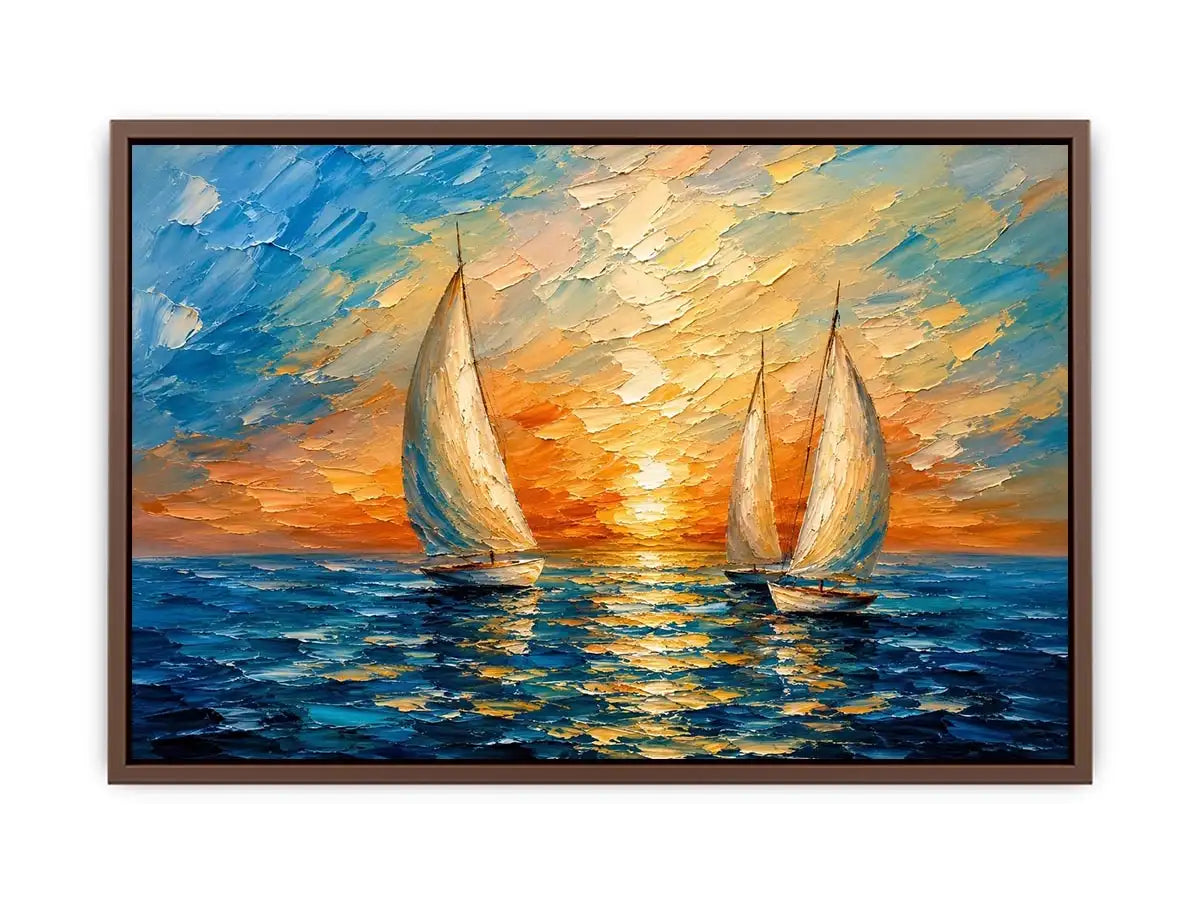 Sailing Canvas Print
