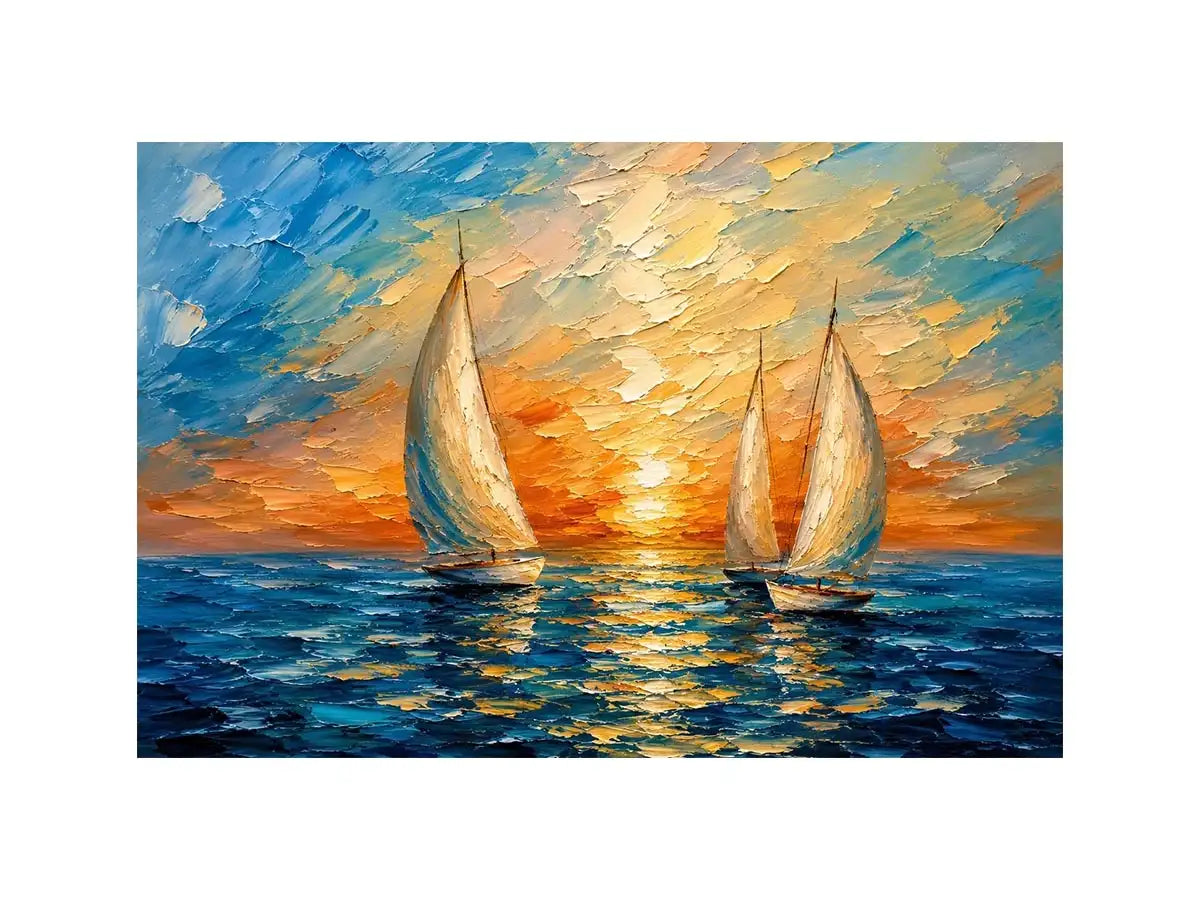 Sailing Canvas Print