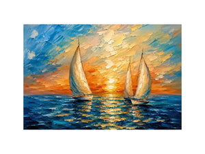 Sailing Canvas Print