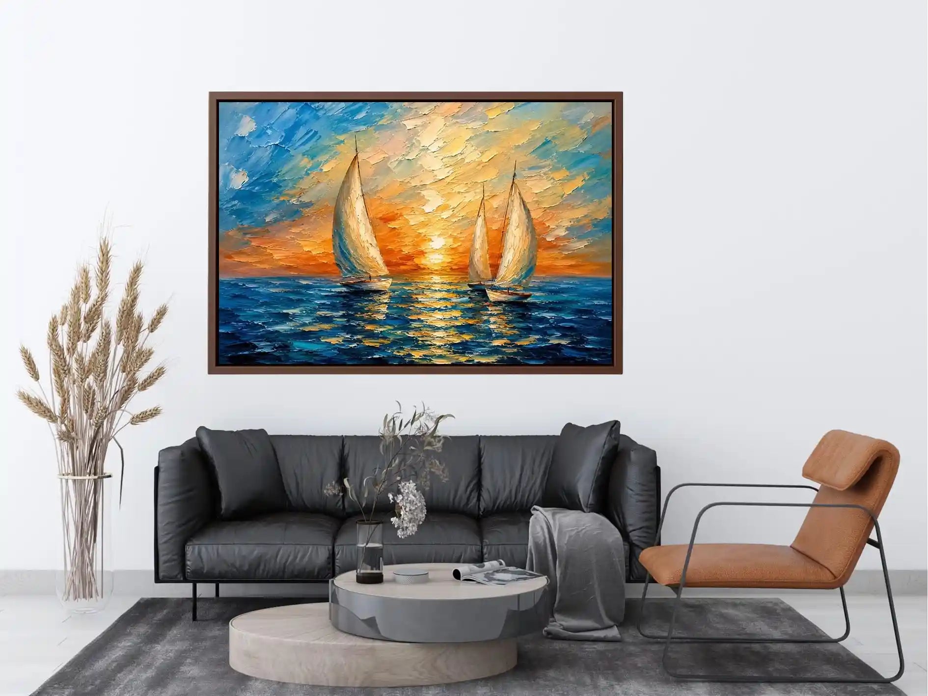 Sailing Canvas Print