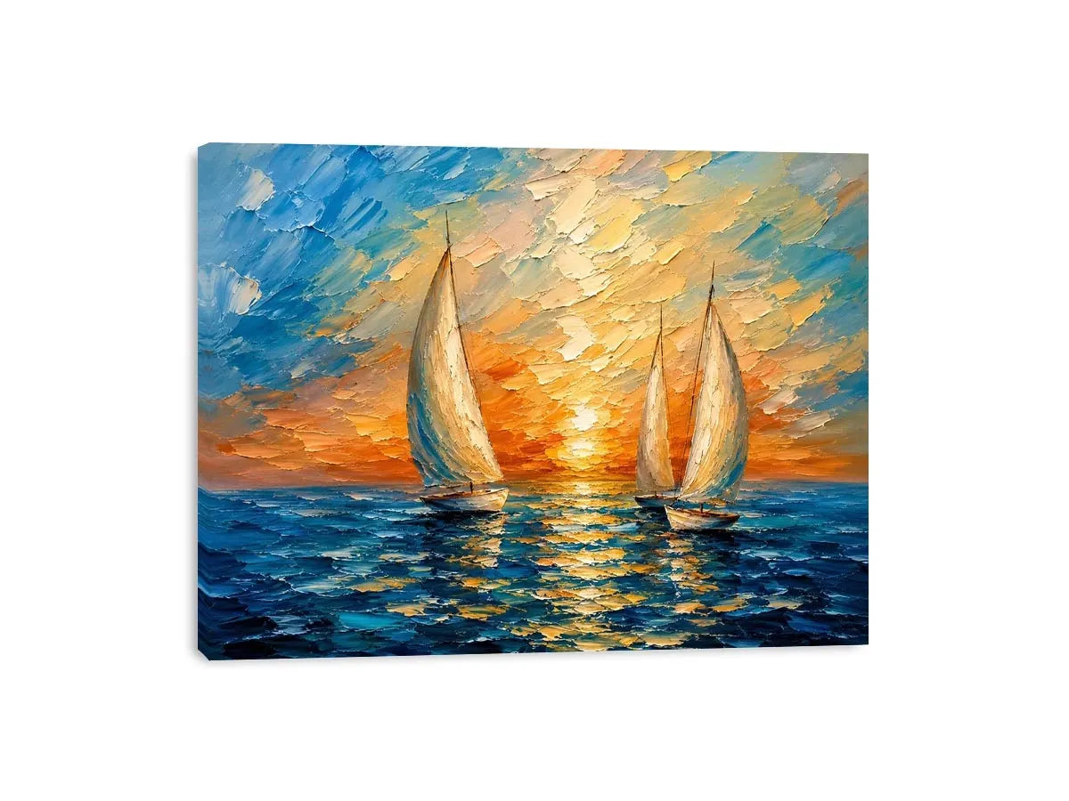 Sailing Canvas Print