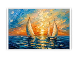 Sailing Canvas Print