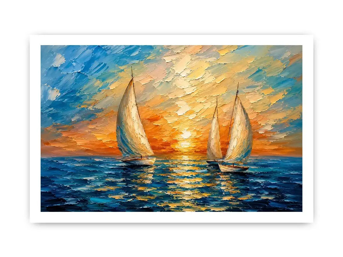 Sailing Canvas Print