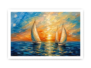 Sailing Canvas Print