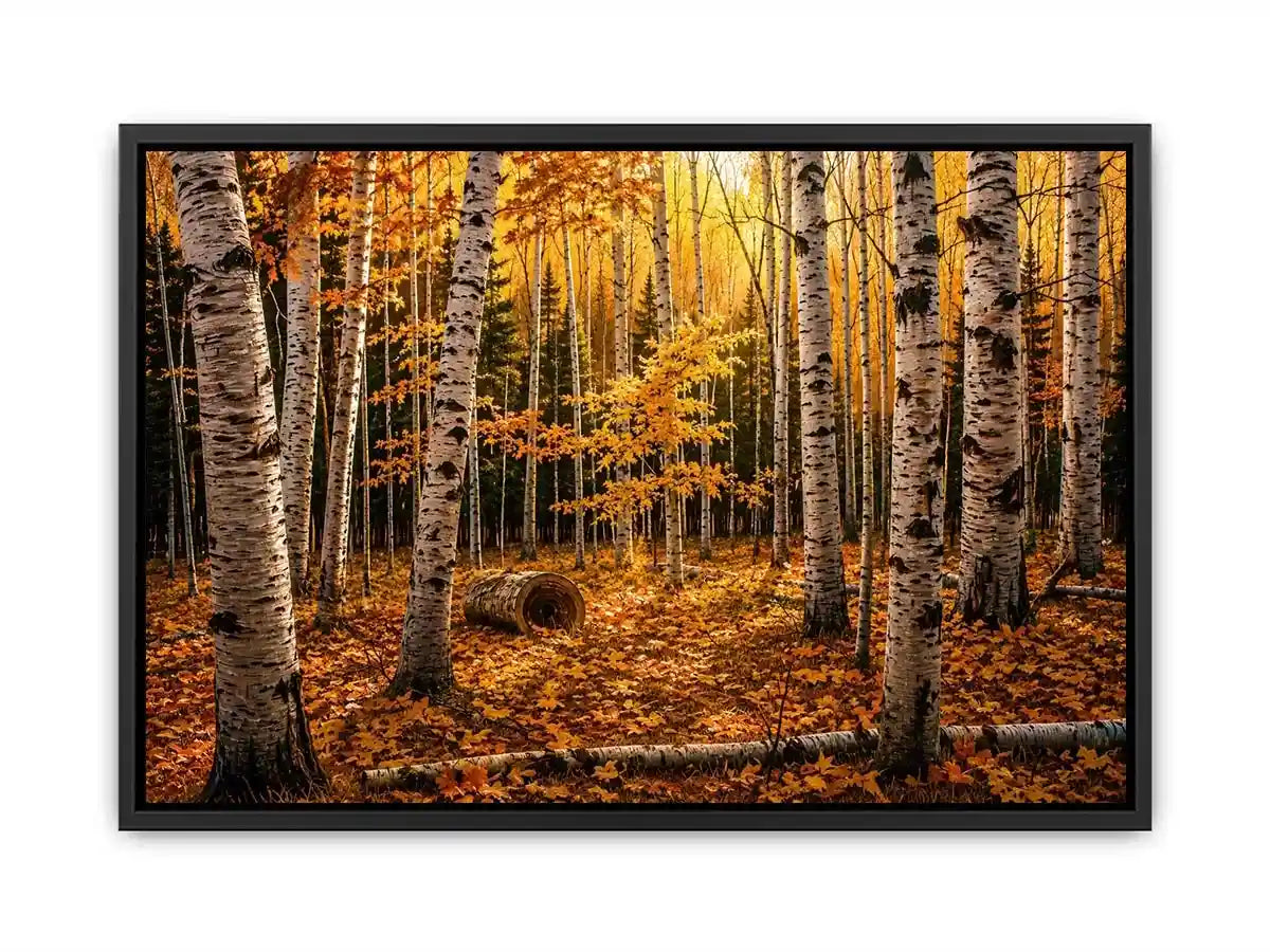 Yellow Forest Canvas Print