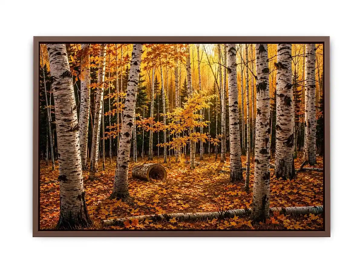 Yellow Forest Canvas Print