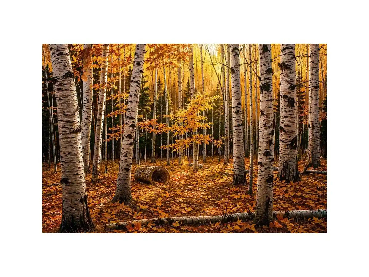 Yellow Forest Canvas Print