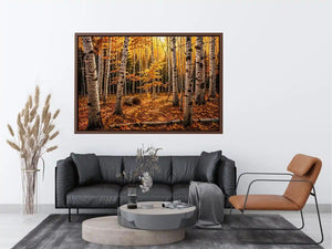 Yellow Forest Canvas Print