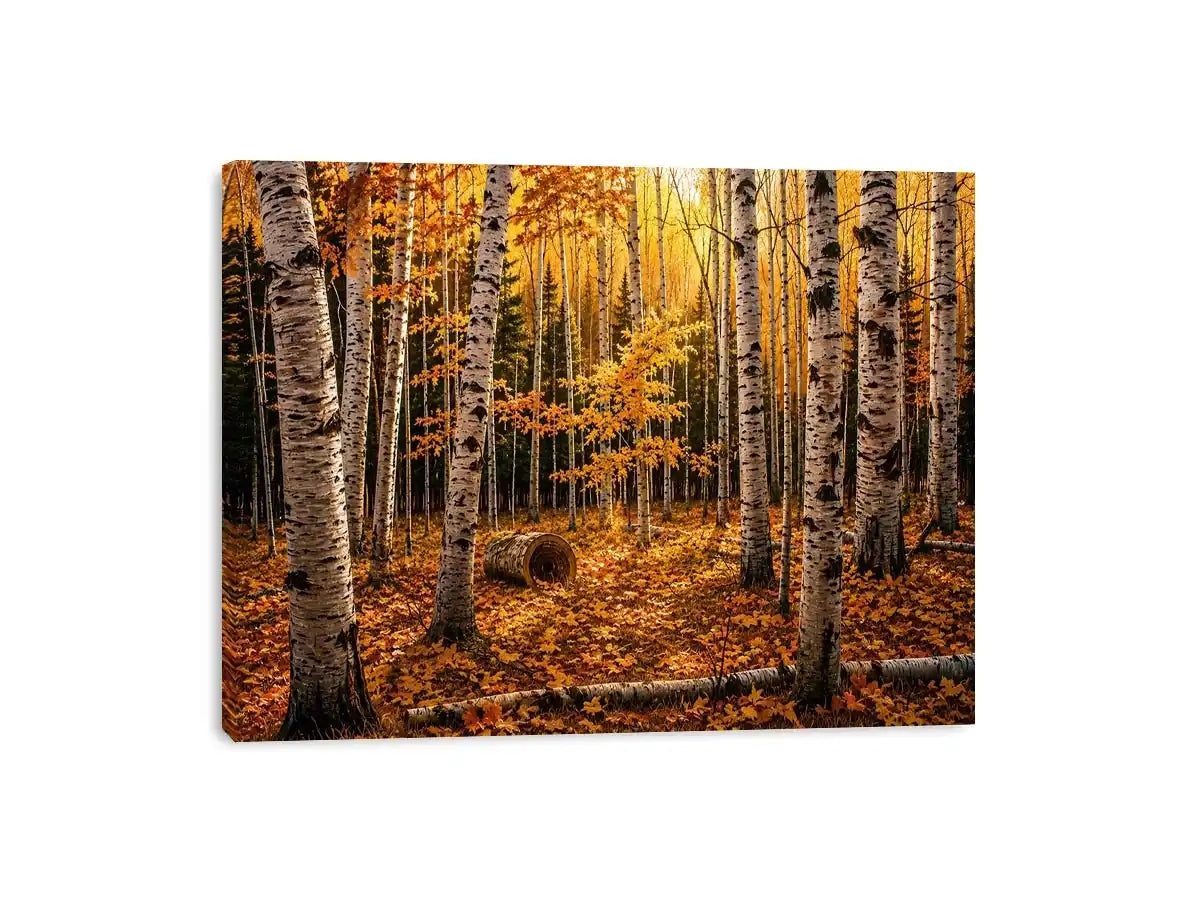 Yellow Forest Canvas Print