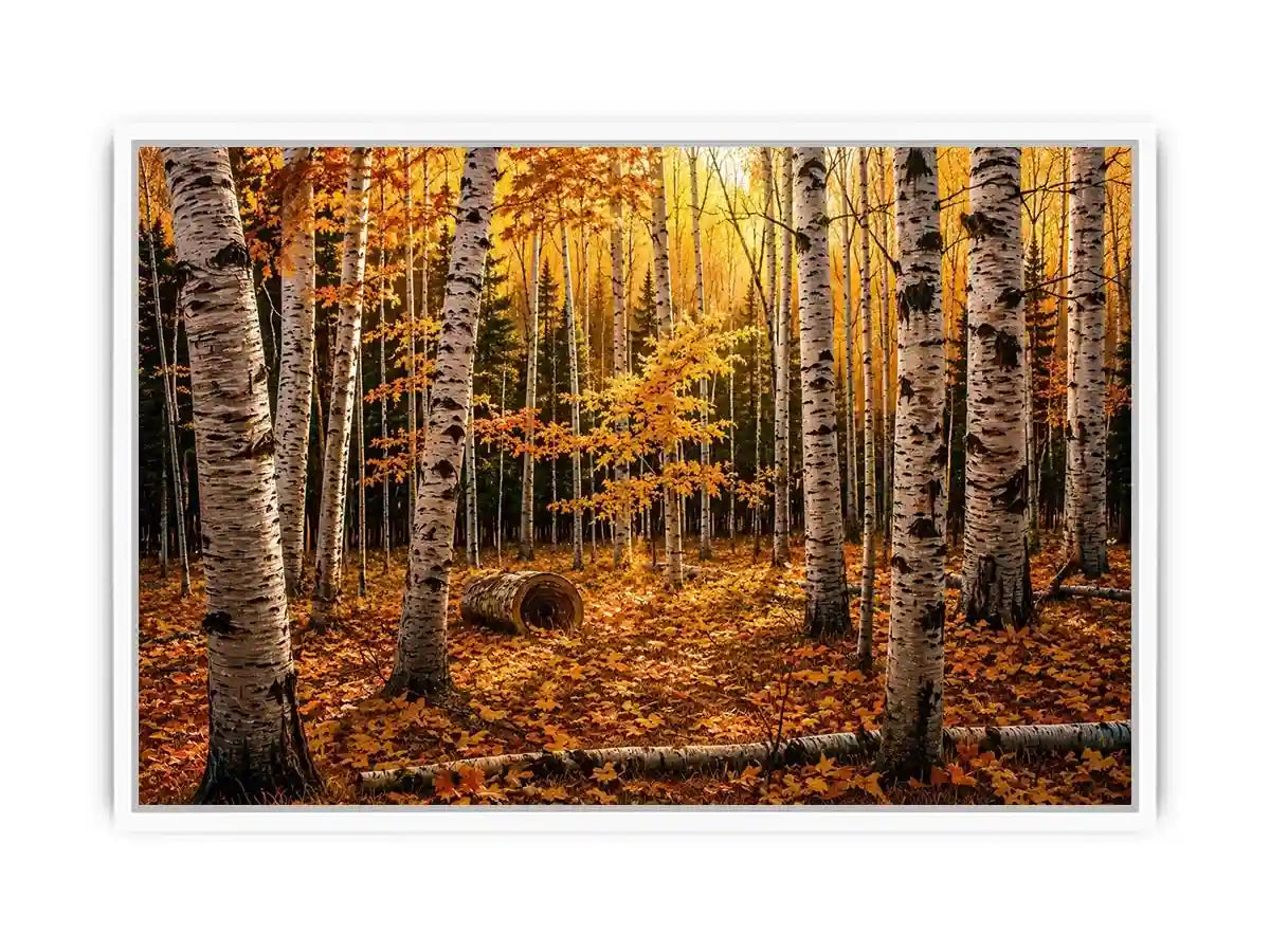 Yellow Forest Canvas Print