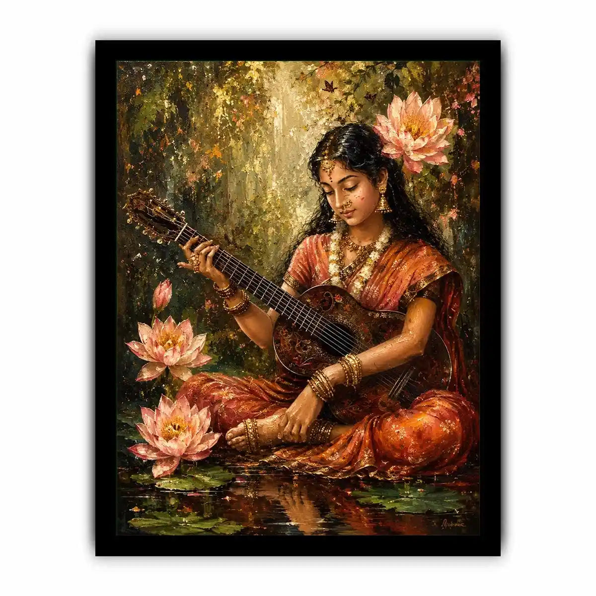 Sarasvati Devi Canvas Print