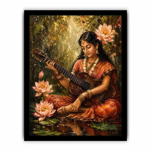Sarasvati Devi Canvas Print