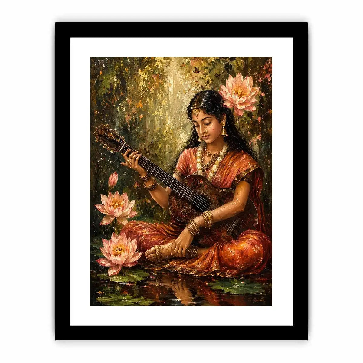 Sarasvati Devi Canvas Print