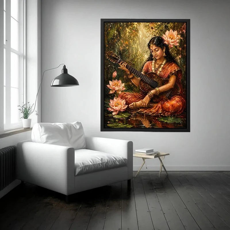 Sarasvati Devi Canvas Print