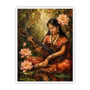 Sarasvati Devi Canvas Print