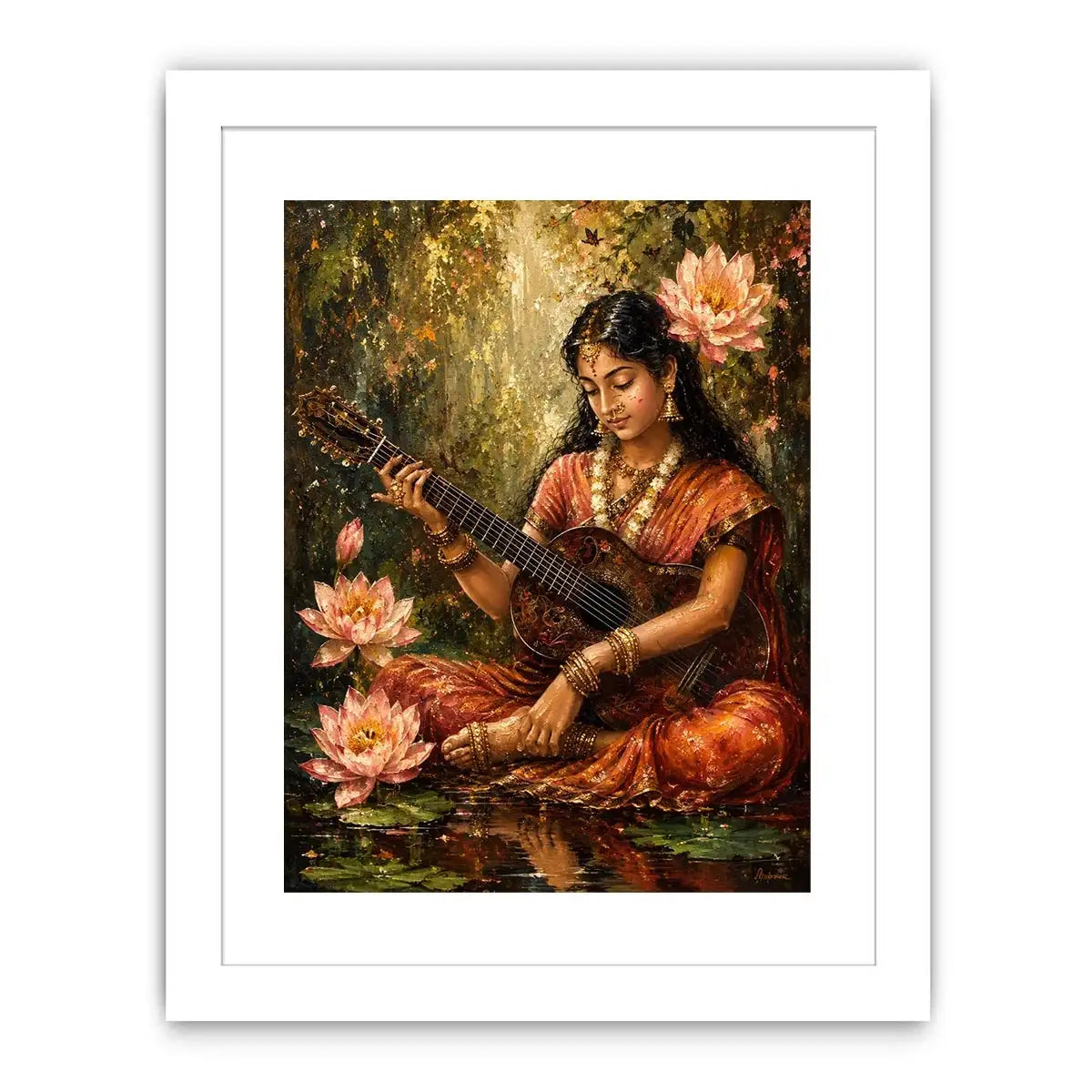 Sarasvati Devi Canvas Print