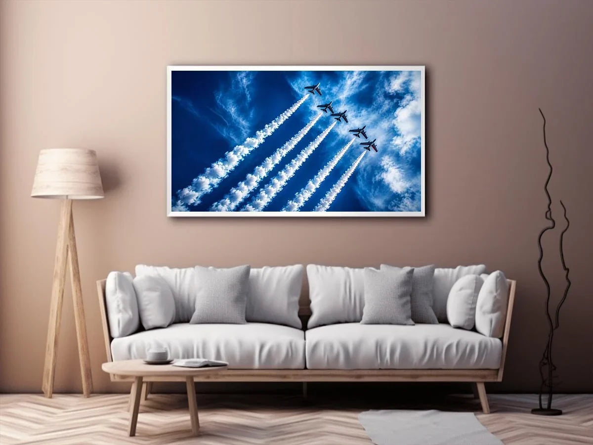 Breitling Airplanes Canvas Print