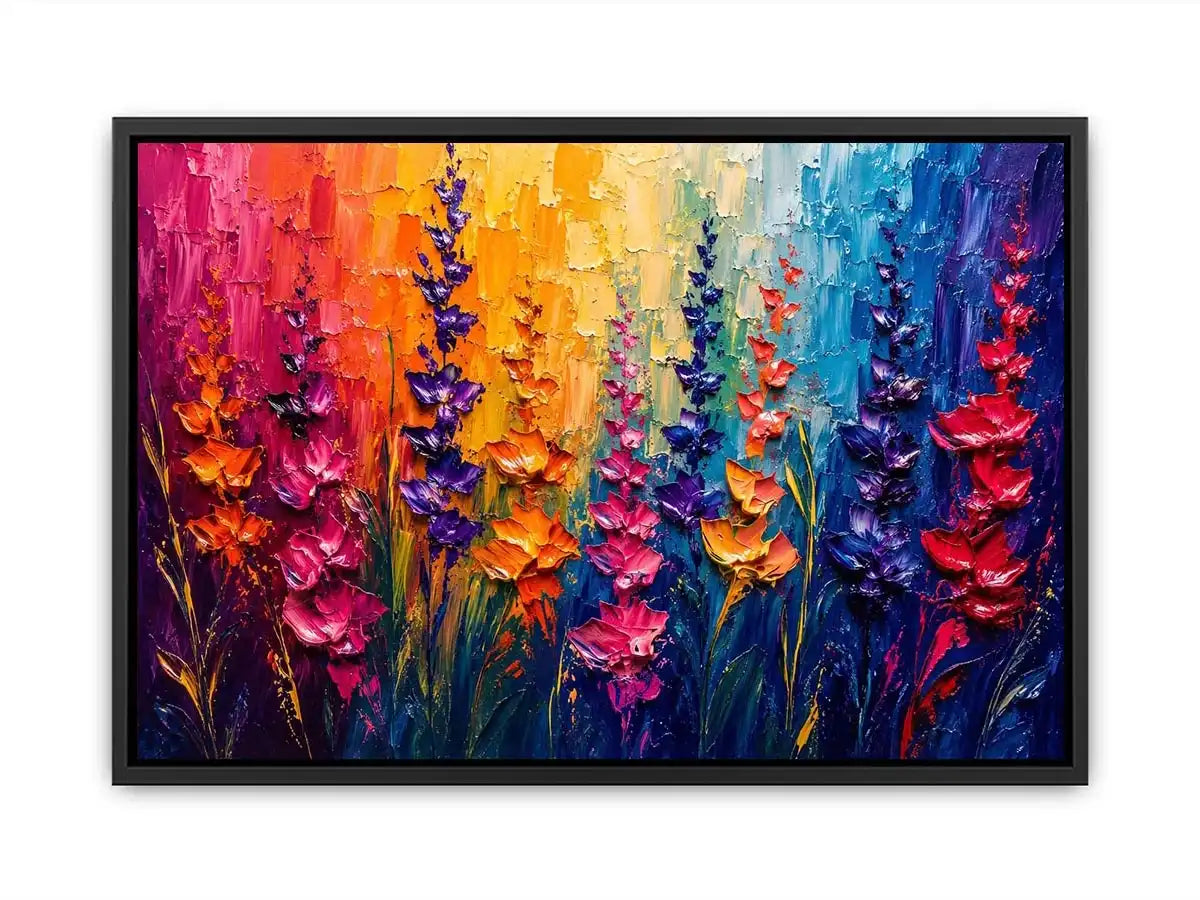Abstract Flower Buds Canvas Print
