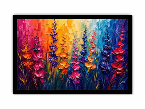 Abstract Flower Buds Canvas Print
