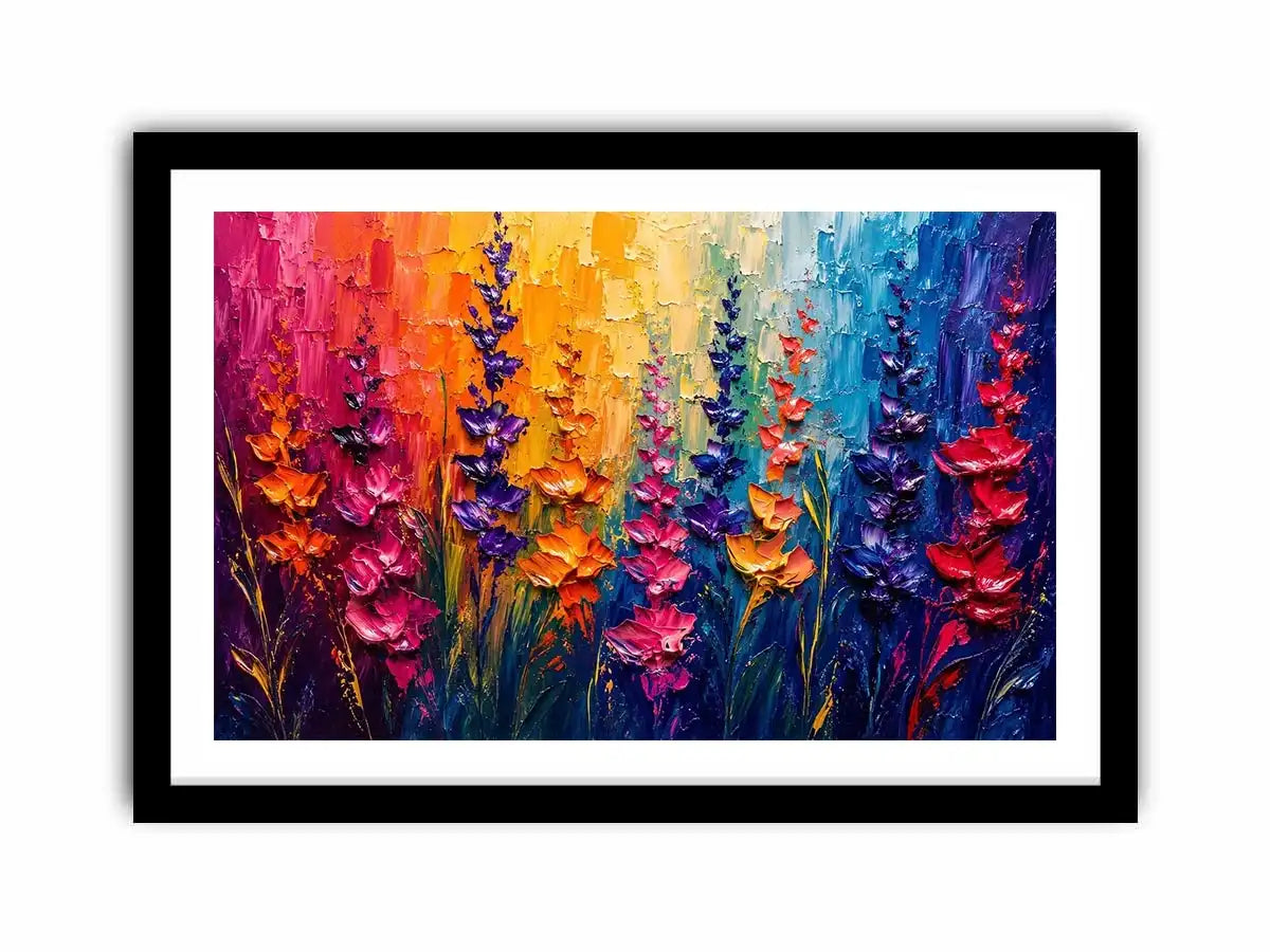 Abstract Flower Buds Canvas Print