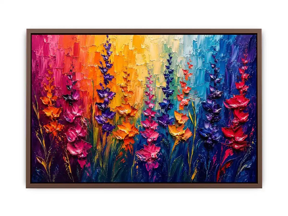Abstract Flower Buds Canvas Print
