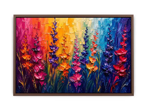 Abstract Flower Buds Canvas Print