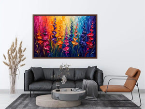 Abstract Flower Buds Canvas Print