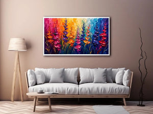 Abstract Flower Buds Canvas Print