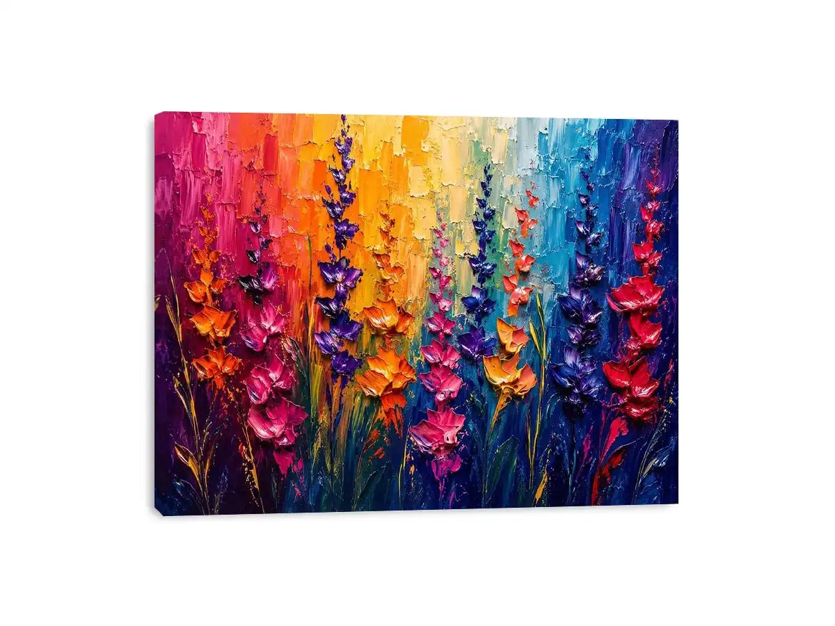 Abstract Flower Buds Canvas Print