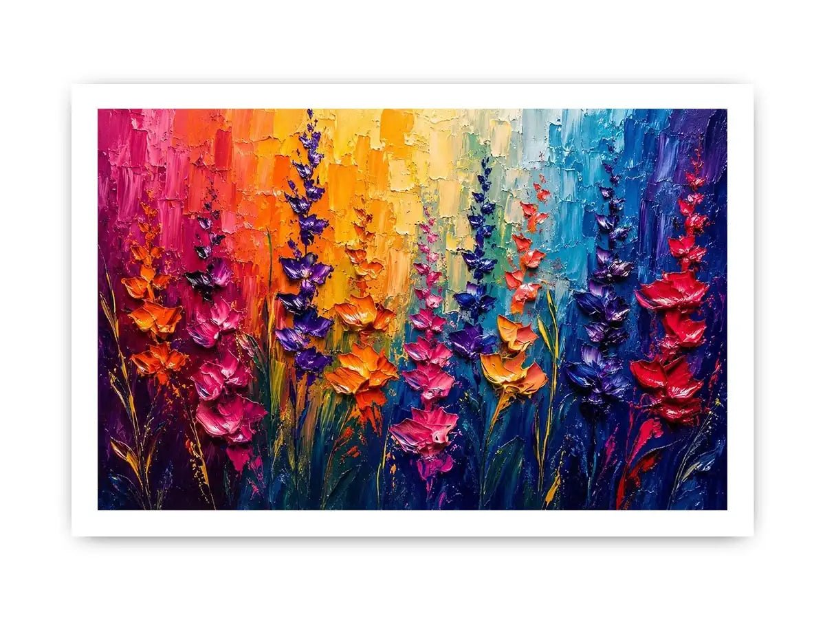 Abstract Flower Buds Canvas Print