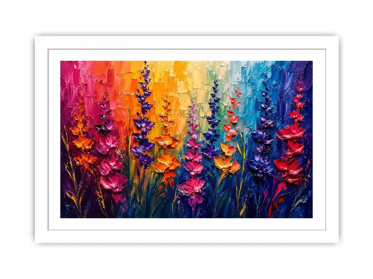 Abstract Flower Buds Canvas Print