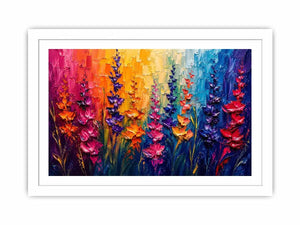 Abstract Flower Buds Canvas Print