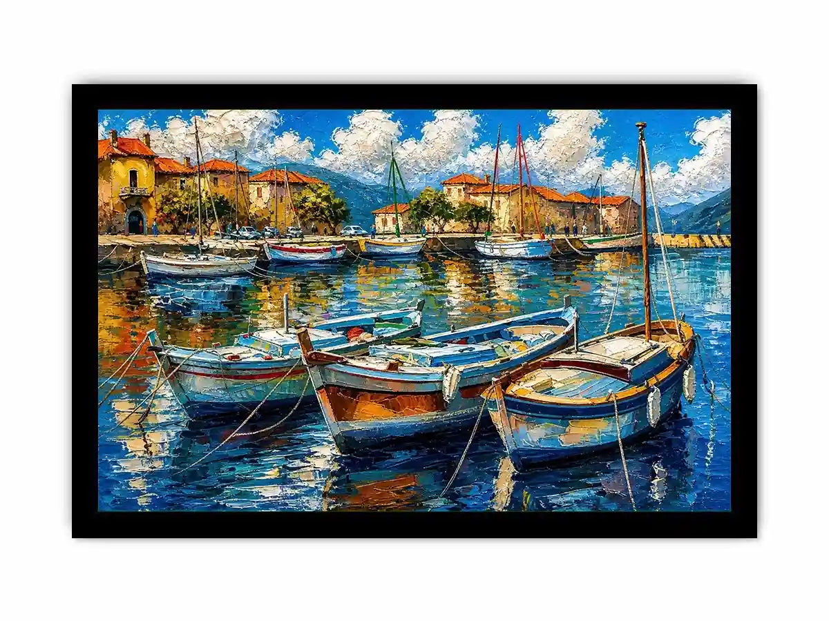 Boats Canvas Print