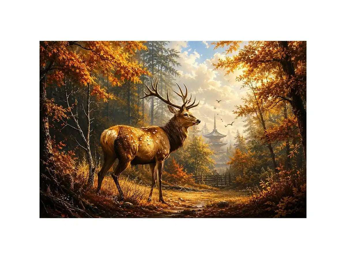 Deer Canvas Print
