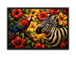 Zebra Canvas Print