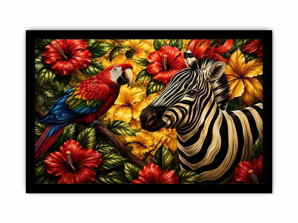 Zebra Canvas Print